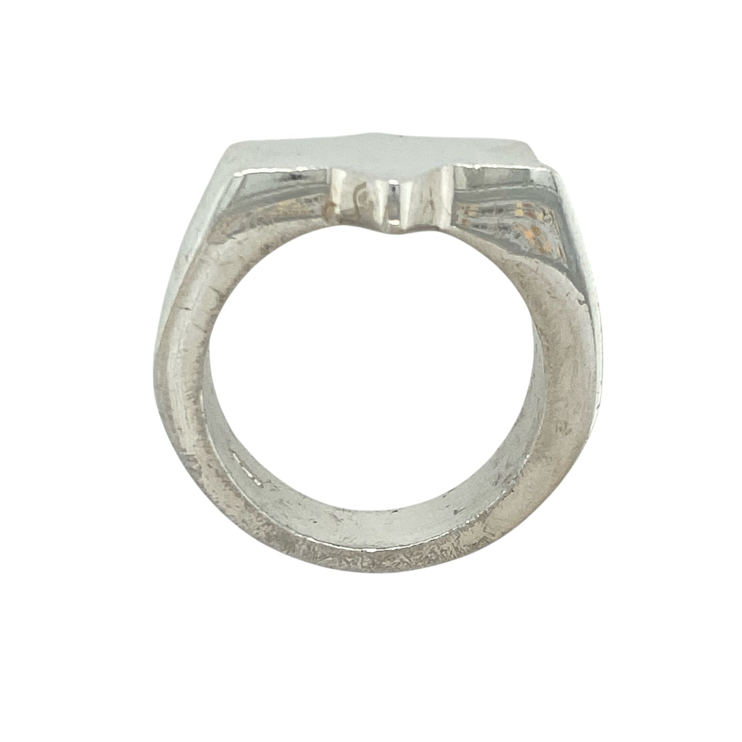 New 925 Solid Silver Star Signet Ring