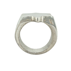 New 925 Solid Silver Star Signet Ring