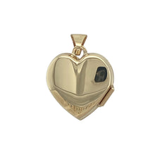 Load image into Gallery viewer, Bring sentimental charm and delicate detail to your jewellery collection with this pre-owned 9ct yellow and white gold heart-shaped locket—featuring a sweet message and floral design for timeless appeal.

Design: A heart-shaped locket adorned with a white gold flower motif and the engraved words “I Love You” adds romance and vintage charm.
Material: Made from 9-carat yellow gold with white gold detailing, the two-tone finish enhances the design and adds visual interest.

