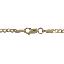 Load image into Gallery viewer, 9ct Gold &amp; Dark Green Jade Oblong 18&quot; Necklace
