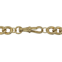 Load image into Gallery viewer, 9ct Gold 18&quot; Round Curb Link T Bar Chain

