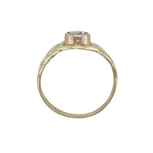 Load image into Gallery viewer, 9ct Gold &amp; Blue Topaz Set Clogau Celtic Ring
