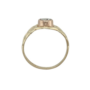 9ct Gold & Blue Topaz Set Clogau Celtic Ring