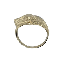 Load image into Gallery viewer, 9ct Gold Diamond &amp; Red Stone Set Horse Head Ring
