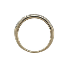 Load image into Gallery viewer, 9ct Gold &amp; Diamond Set Band Ring
