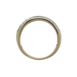 9ct Gold & Diamond Set Band Ring
