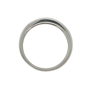9ct White Gold & Diamond Set Band Ring