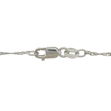 Load image into Gallery viewer, 9ct White Gold Diamond &amp; Pearl Set Twist 18&quot; Necklace

