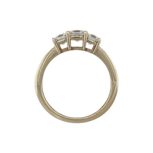 Load image into Gallery viewer, 9ct Gold &amp; Cubic Zirconia Set Trilogy Ring
