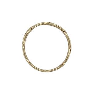9ct Gold Plaited Celtic Band Ring
