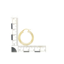 Load image into Gallery viewer, 9ct Gold Textured Hoop Creole Earrings
