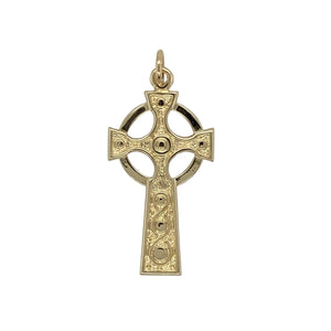 9ct Gold Celtic Cross Pendant
