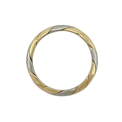 18ct Gold Twist Band Ring