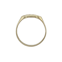 Load image into Gallery viewer, 9ct Gold &amp; Cubic Zirconia Set Trilogy Signet Ring
