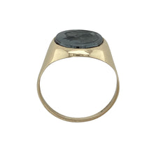Load image into Gallery viewer, 9ct Gold &amp; Hematite Centurion Oval Signet Ring
