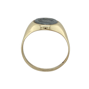 9ct Gold & Hematite Centurion Oval Signet Ring