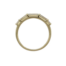 Load image into Gallery viewer, 14ct Gold &amp; Cubic Zirconia Set Band Ring
