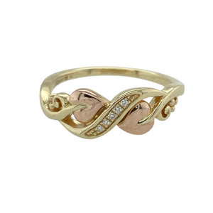 9ct Gold & Diamond Set Tree of Life Ring