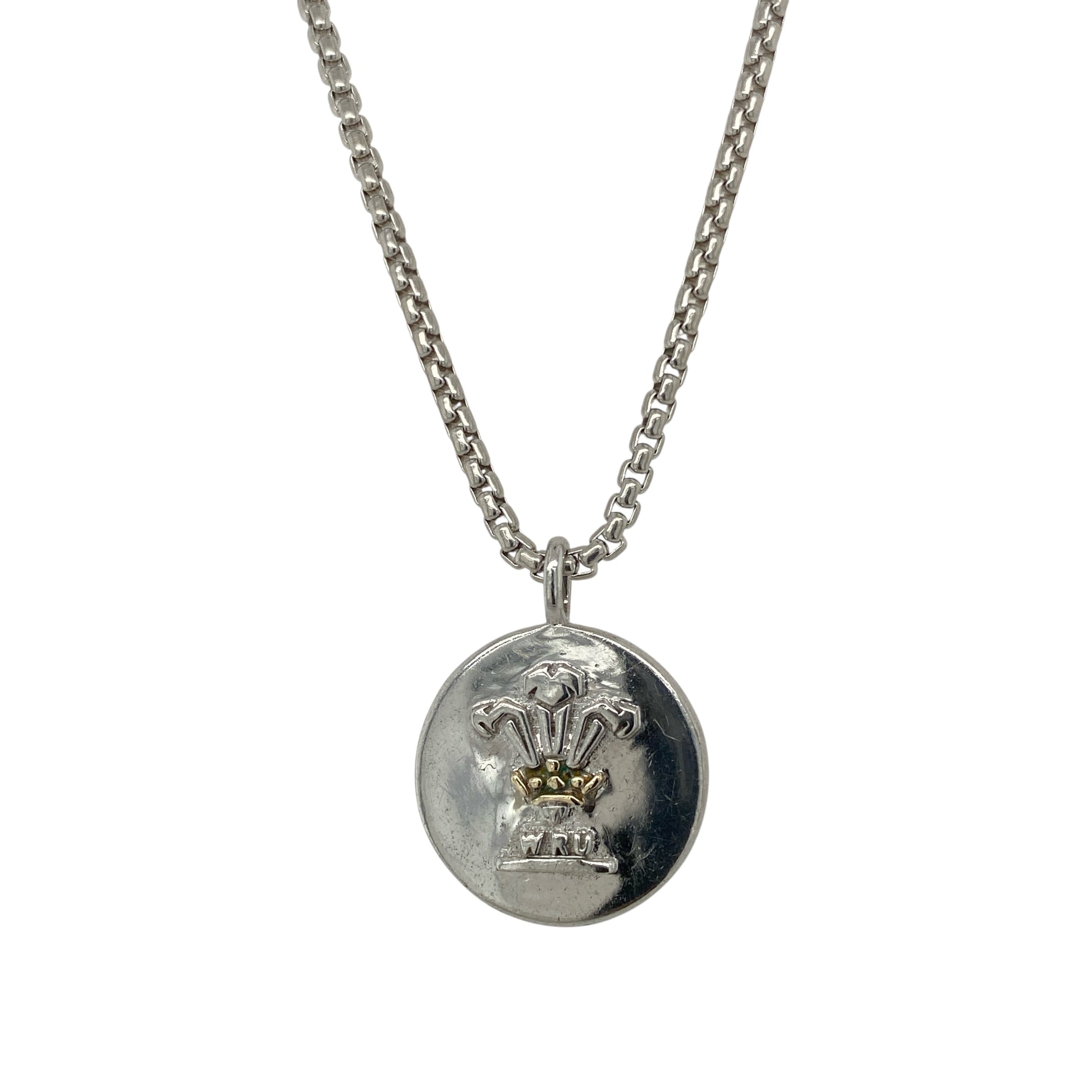 925 Silver Clogau WRU Welsh Dragon 18" - 22" Necklace