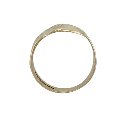 9ct Gold Buckle Ring