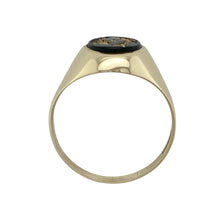 Load image into Gallery viewer, 9ct Gold &amp; Onyx Set Oval Signet Ring
