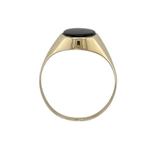 Load image into Gallery viewer, 9ct Gold &amp; Onyx Set Oval Signet Ring
