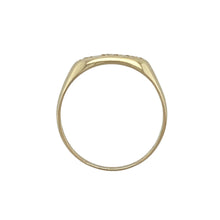 Load image into Gallery viewer, 9ct Gold &amp; Cubic Zirconia Set Signet Ring
