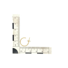 Load image into Gallery viewer, 9ct Gold Twisted Half Hoop Earrings
