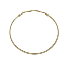 Load image into Gallery viewer, 9ct Gold Celtic Knot Hinged Opening Bangle
