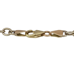 Charming and timeless, this pre-owned 9ct yellow gold heart drop bracelet adds a romantic touch to a classic chain—perfect for everyday elegance or sentimental gifting.

Design: The bracelet features a 7.5" polished chain with 3.5mm wide links, finished with a sweet heart-shaped drop charm that adds movement and charm.
Material: Made from 9-carat yellow gold, the warm tone and high-shine finish enhance the bracelet's delicate yet substantial look.
