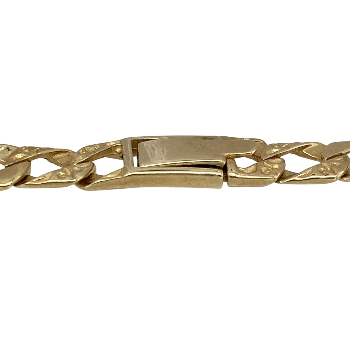 9ct Gold & Cubic Zirconia Set Mum 7" Thailand Bracelet