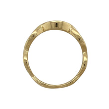 Load image into Gallery viewer, 18ct Gold &amp; Diamond Set Clogau Twisted Weave Band Ring
