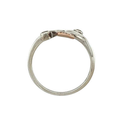 925 Silver & Peridot Set Clogau Leaf Ring