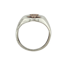 Load image into Gallery viewer, 925 Silver Clogau Three Feathers Oval Signet Ring
