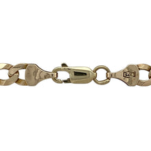 Load image into Gallery viewer, Bring classic style and warm golden shine to your jewellery collection with this pre-owned 9ct yellow gold curb chain—perfect for everyday wear or layering with your favourite pendants.

Design: This 20-inch chain features a traditional curb link style with a 6mm width, offering a smooth, flat profile that sits comfortably against the neck.
Material: Made from solid 9-carat yellow gold, the polished finish enhances the rich golden tone and classic design.

