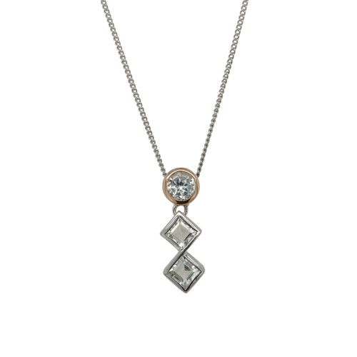 925 Silver & White Topaz Set Clogau Royalty Anniversary 18