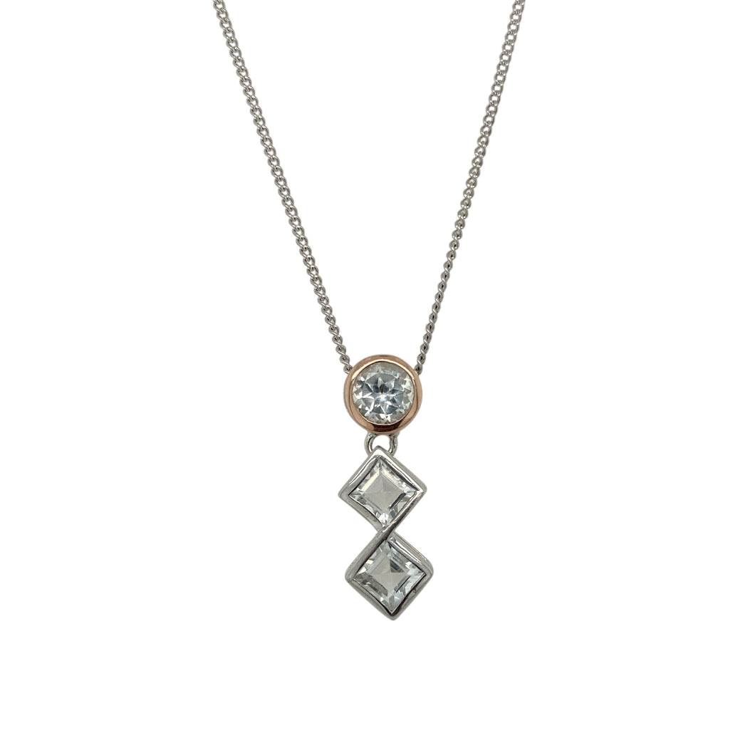 925 Silver & White Topaz Set Clogau Royalty Anniversary 18