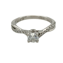 Load image into Gallery viewer, 18ct White Gold &amp; Diamond Set Solitaire Ring
