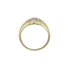 Load image into Gallery viewer, 9ct Gold &amp; Cubic Zirconia Set Heart Ring
