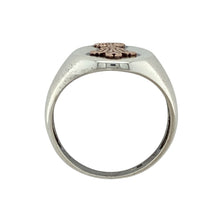 Load image into Gallery viewer, 925 Silver Clogau Three Feathers Oval Signet Ring
