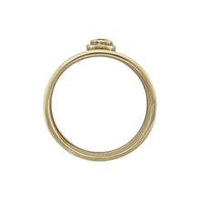 Load image into Gallery viewer, 9ct Gold &amp; Diamond Set Wide Band Ring
