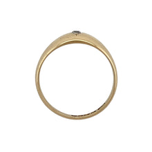 Load image into Gallery viewer, 18ct Gold &amp; Diamond Set Solitaire Band Ring
