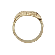 Load image into Gallery viewer, 9ct Gold &amp; Garnet Set Double Head Snake Ring
