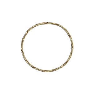 9ct Gold Weave Plaited Band Ring