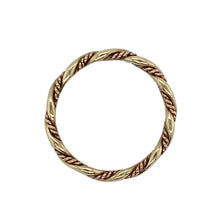 Load image into Gallery viewer, 9ct Welsh Gold Twisted Band Ring
