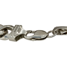 Load image into Gallery viewer, Bring bold style and timeless design to your collection with this pre-owned 925 silver Figaro bracelet—perfect for making a confident statement.

Design: The bracelet features 14mm wide Figaro links in the classic pattern of alternating short and long links, creating a distinctive and eye-catching look.
Material: Made from 925 sterling silver, the polished finish enhances the bright tone and smooth contours of each link.

