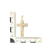Load image into Gallery viewer, 9ct Gold Clogau Tree of Life Cross Pendant
