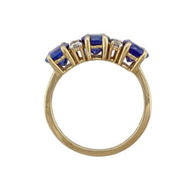 Load image into Gallery viewer, 14ct Gold Diamond &amp; Tanzanite Set Ring
