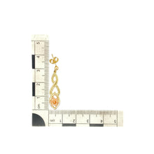 Load image into Gallery viewer, 9ct Gold Clogau Daffodil Celtic Drop Earrings hi
