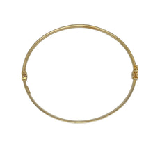 Load image into Gallery viewer, 9ct Gold Sparkle Hinged Bangle
